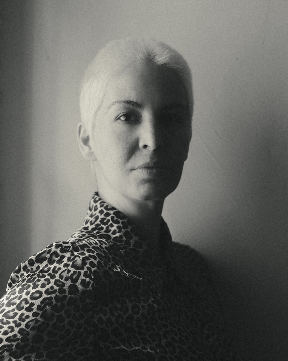 Retrato en blanco y negro de Guad Creche.